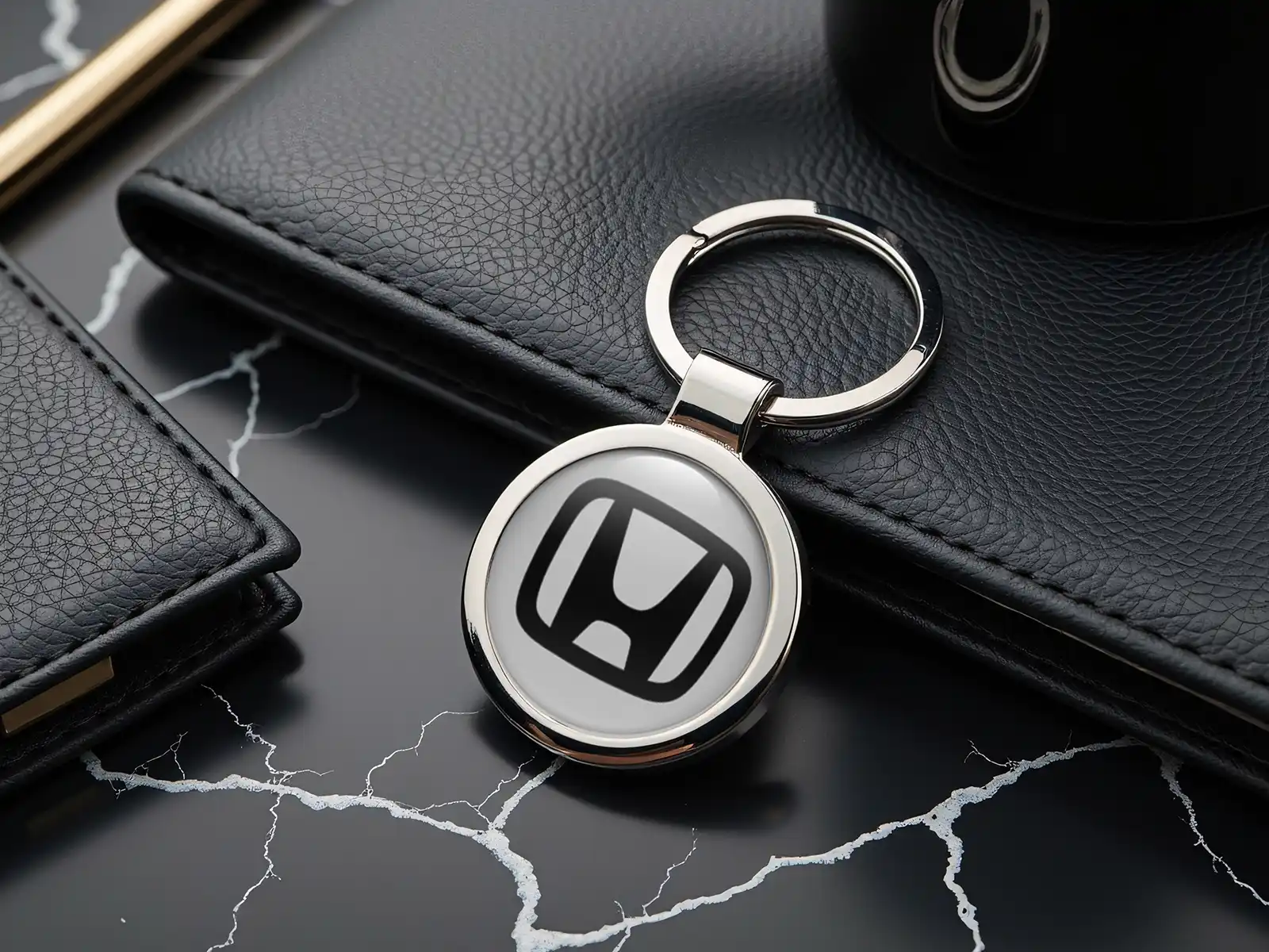 Honda Porte-clés Mignons Alliage Brillant Élégant X